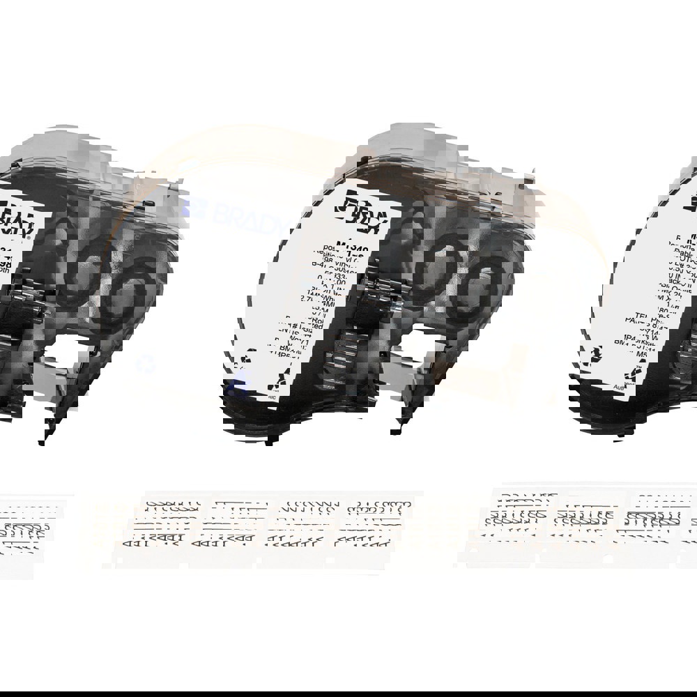 Labels, Ribbons & Tapes; Application: Label Printer Cartridge ; Type: Label Printer Cartridge ; Color Family: White ; Color: Black on White ; Number Of Labels Per Roll: 180 ; For Use With: BMP41; BMP51; BMP53; M511